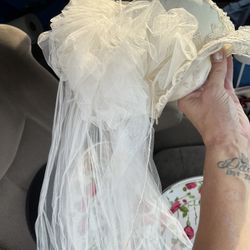 Vintage 1950's Bridal Hat