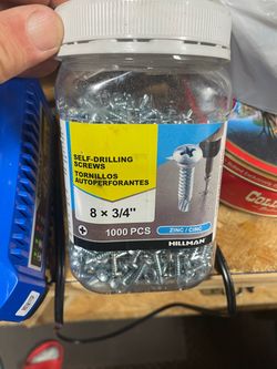 Hillman Self-Drilling Screws 8x3/4" 1000 Pack