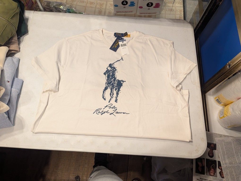 New Men's 2XL Polo Short Sleeve Shirt 