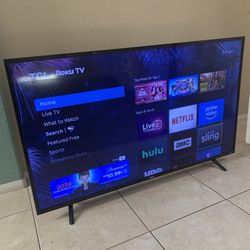 48” TCL Roku TV