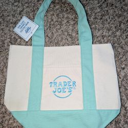 Teal Trader Joe's Mini Tote Bag!
