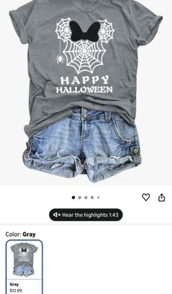 Women’s Happy Halloween Shirt Size Small