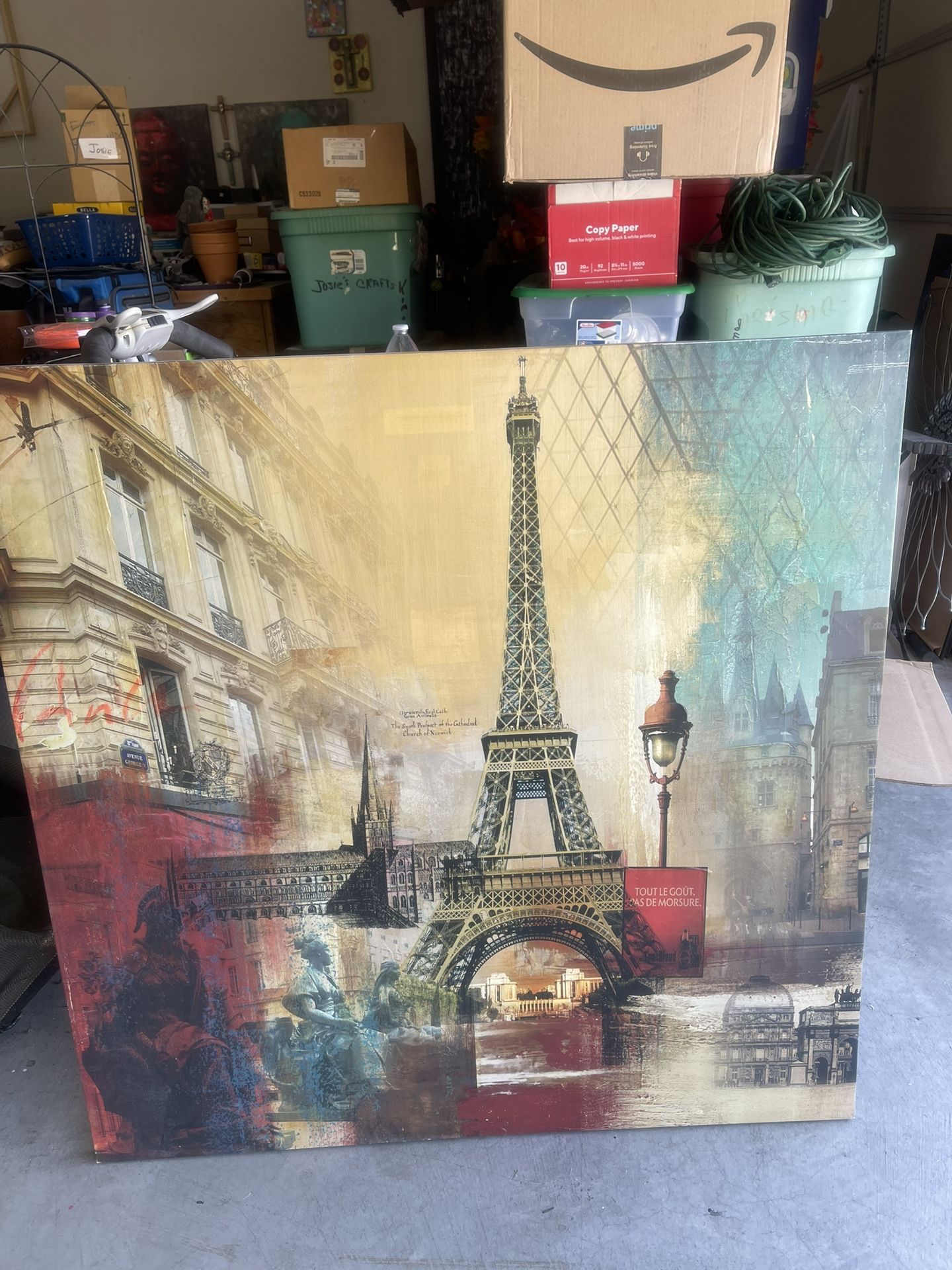 Eifel Tower Canvas