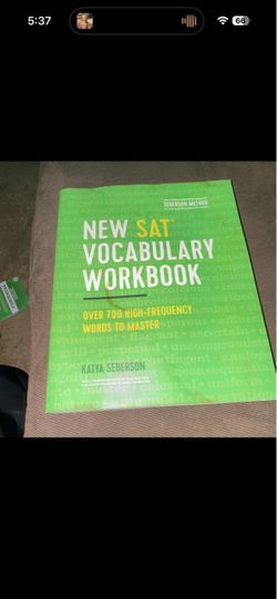 New SAT Vocabulary Workbook by Katya Seberson
