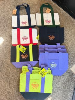 Trader Joe mini tote bags