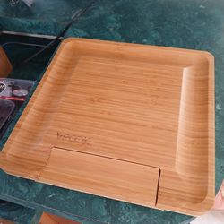 VPCOK Bamboo Cheese Tray With Utensils 