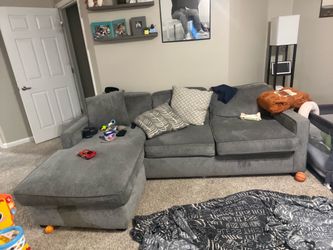 Gray couch!