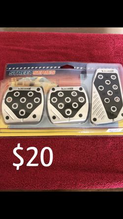 3 PC PEDAL COVERS FITS MOST CARS/TRUCKS CHRISTMAS GIFT