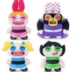 New Powerpuff Girls Fuggler Plush set of 4.  For pricing and purchasing information, please select "See more" and read in full.