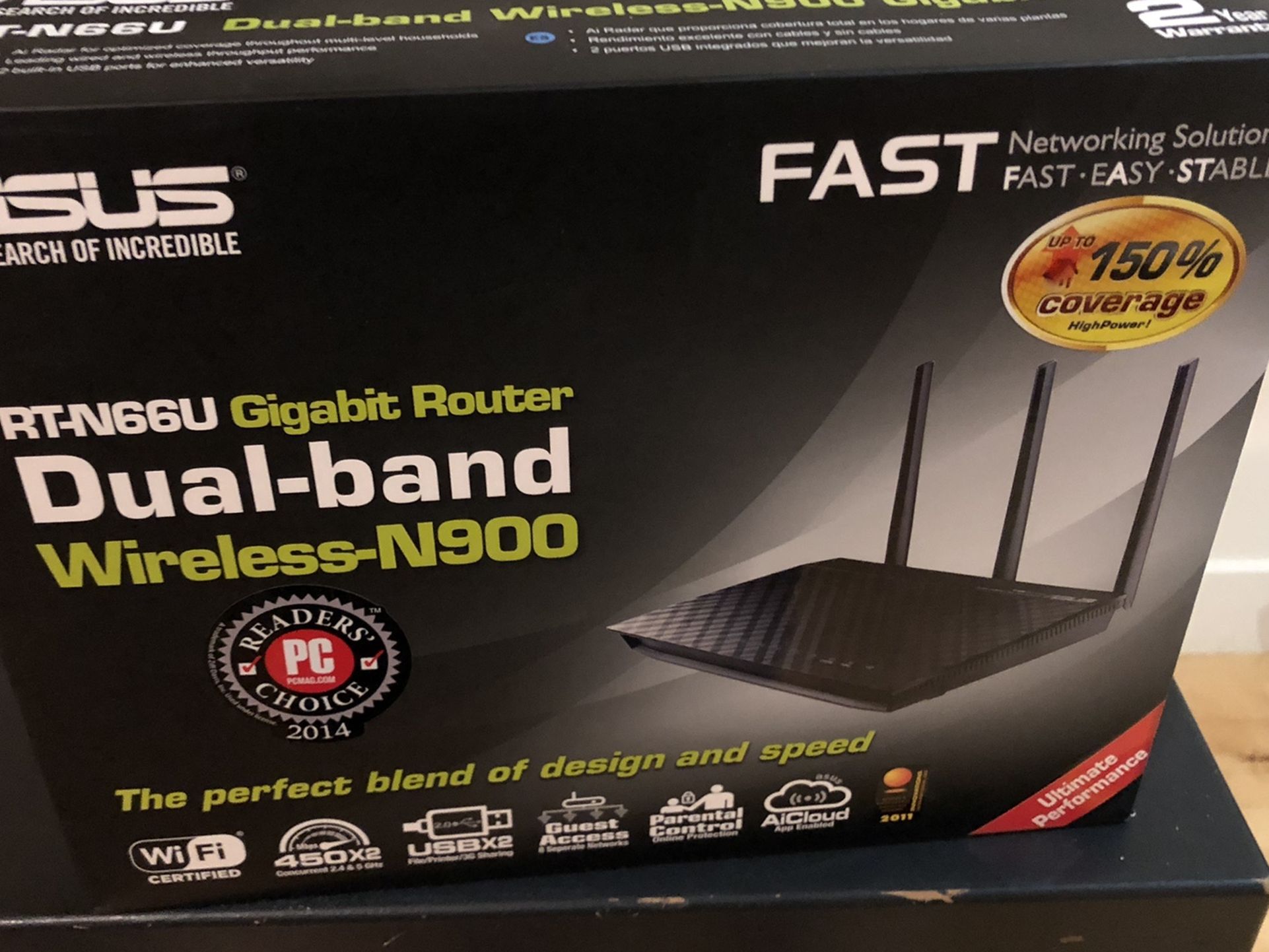 Asus Dual-band RT-N66U Gigabit Router N900