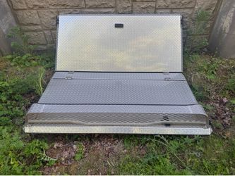 Heavy Duty Aluminum Truck Bed Tonneau Cover + Tool Boxes + Keys