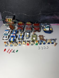 Assortment of LEGO Police and Crimials sets