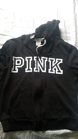 Black pink hoodie