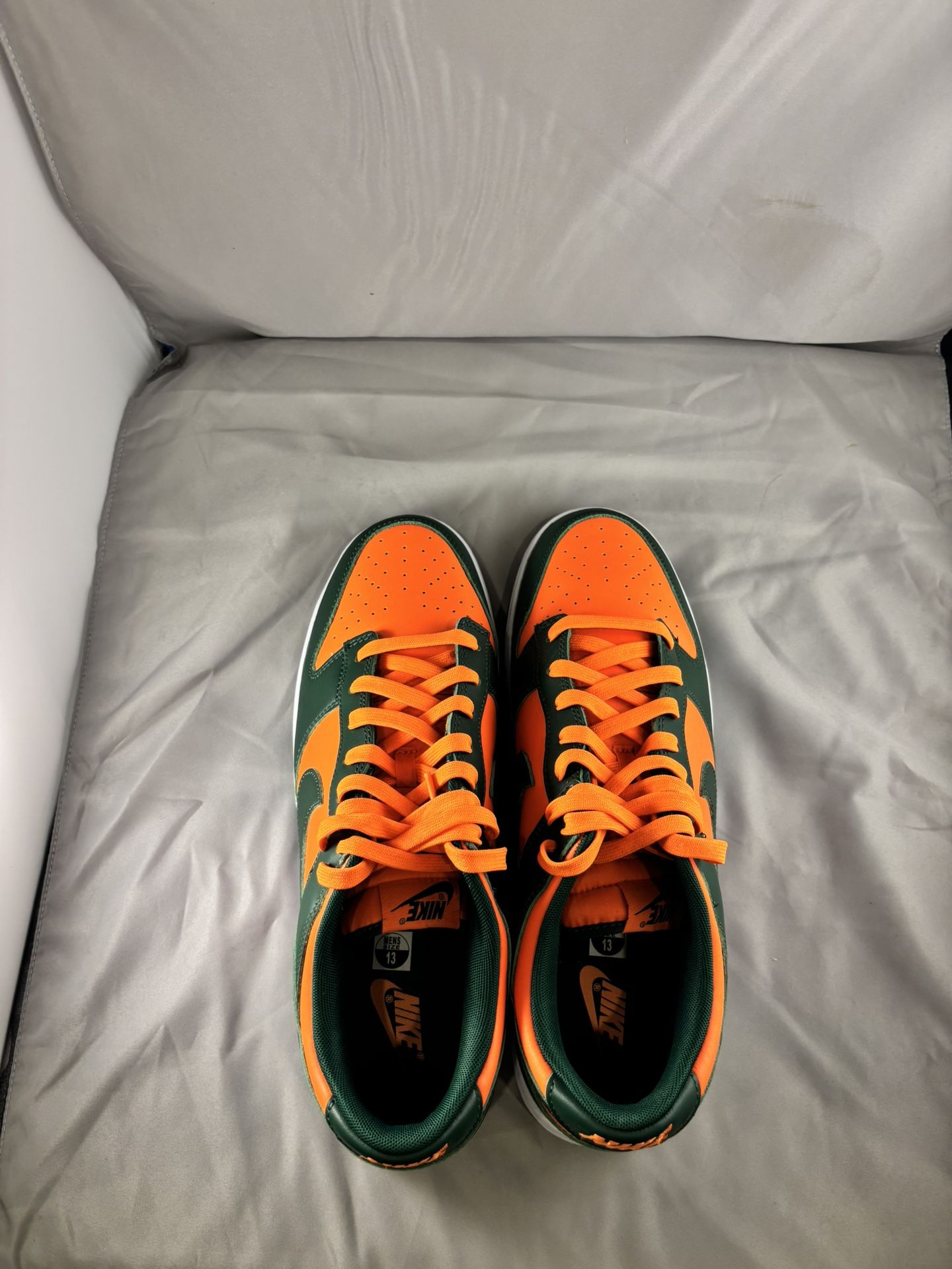 Nike Dunk Low Retro Gorge Green and Total Orange DD1391-300 Men's US4-13