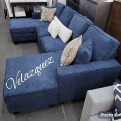 ✅️✅️3-PC Sectional with Dual Chaise & USB Ports✅️✅️