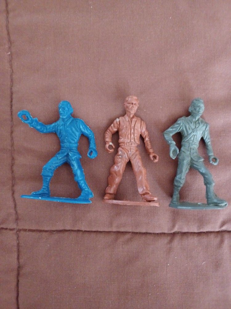 1960's Mpc Ring Hand Army Men Toy Soldiers-3