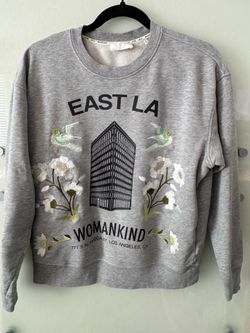 7 For All Mankind East LA Womankind Sweatshirt XS