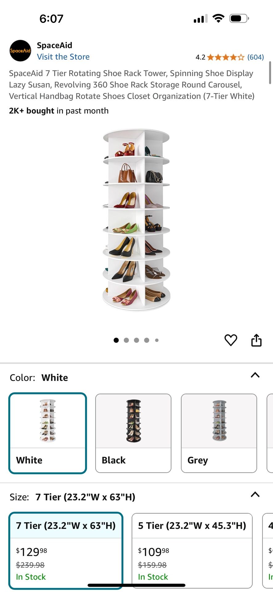 SpaceAid 7 Tier Storage