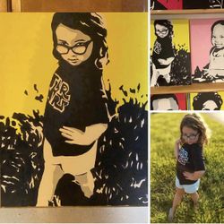 Hand Painted From Your Photo “16 X 20” 