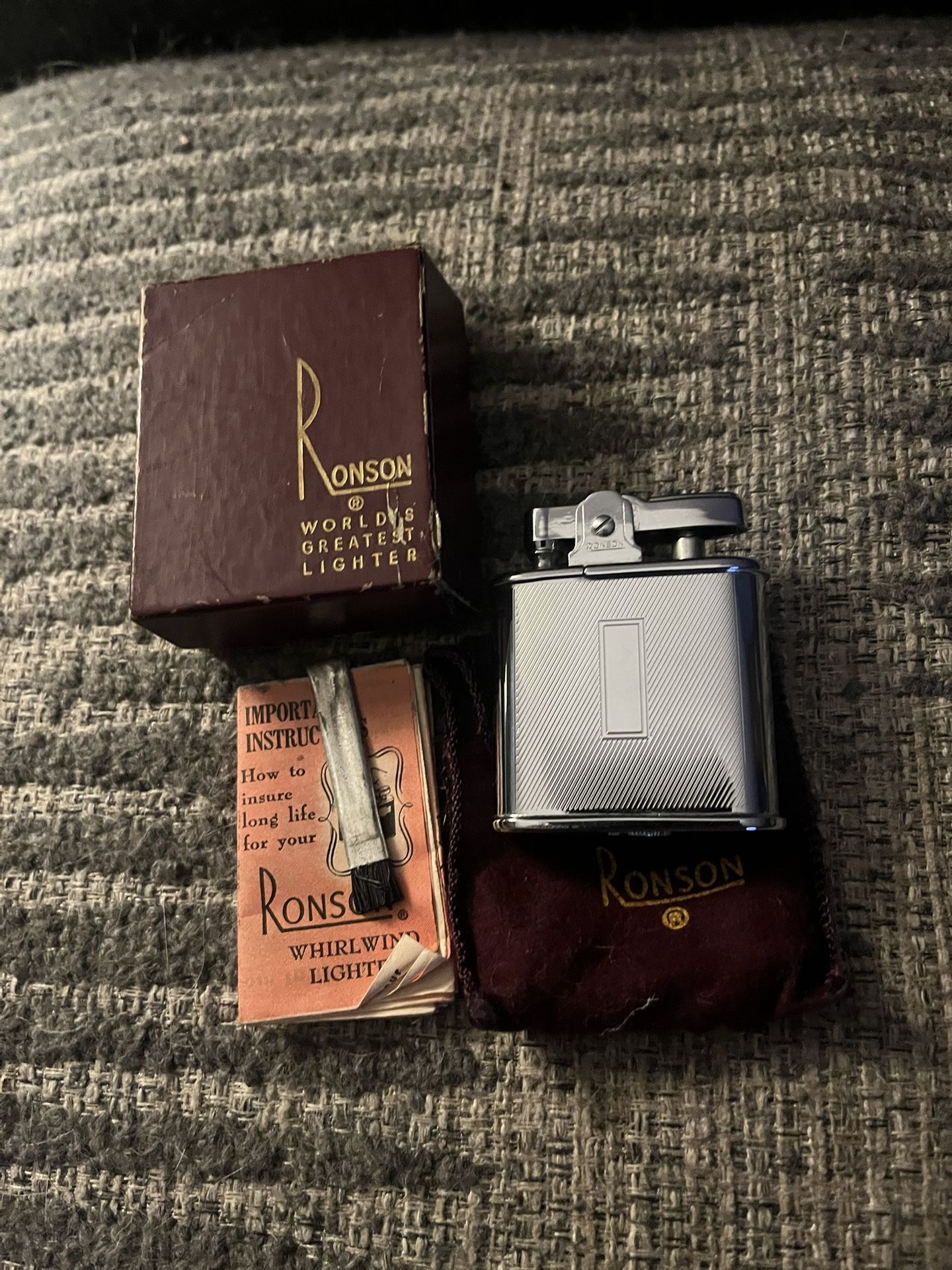 Ronson Vintage Cigarette Lighter