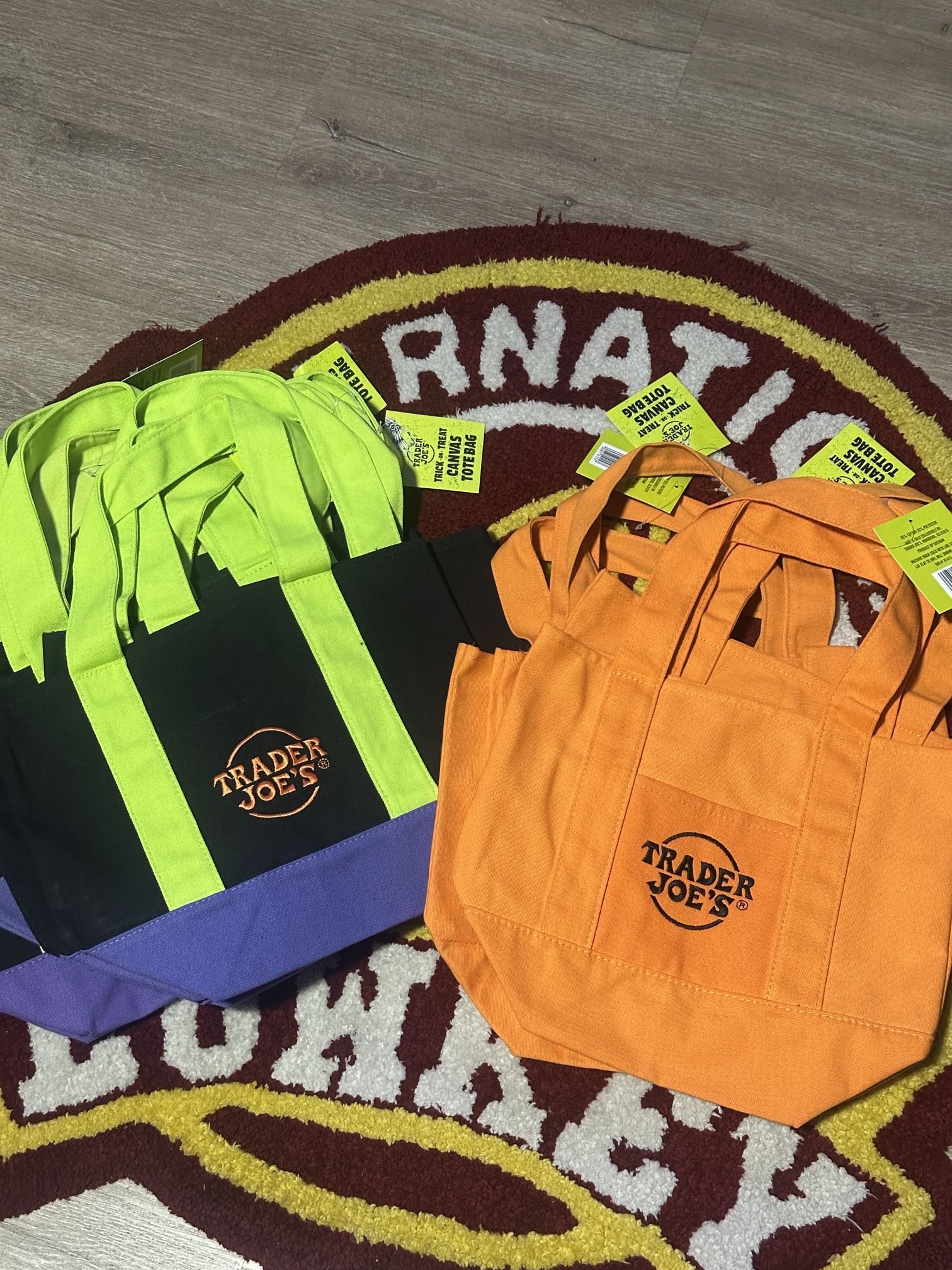 Trader joes Halloween Tote Bags