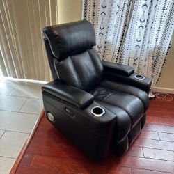 Living Spaces - Recliner With  home theater