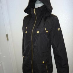 Michael Kors Black All Weather Jacket Size Small Lightly Used $70
