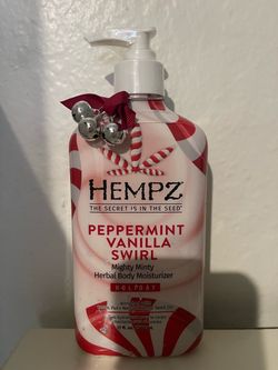 New Hempz peppermint vanilla swirl lotion