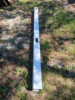 White pvc fence post and cap
