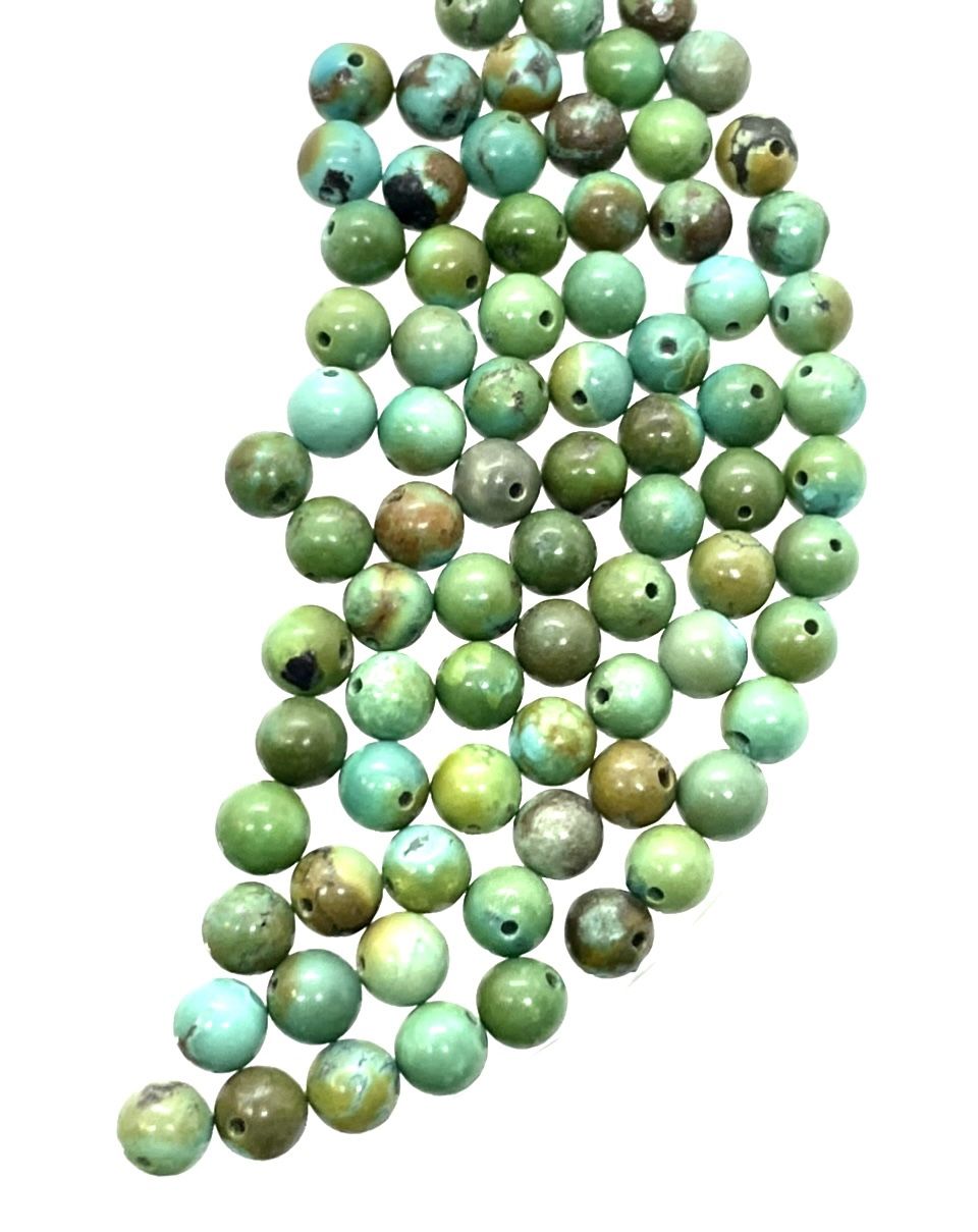 80 Turquoise Beads