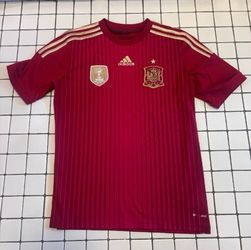 Adidas FIFA 2010 Spain National Soccer Football Team Jersey Red Size Youth XL