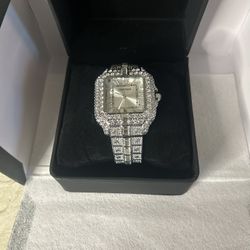 GRA verified luxurious moissanite watch 