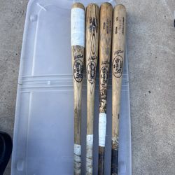 Old School Louisville Slugger Wood Bats