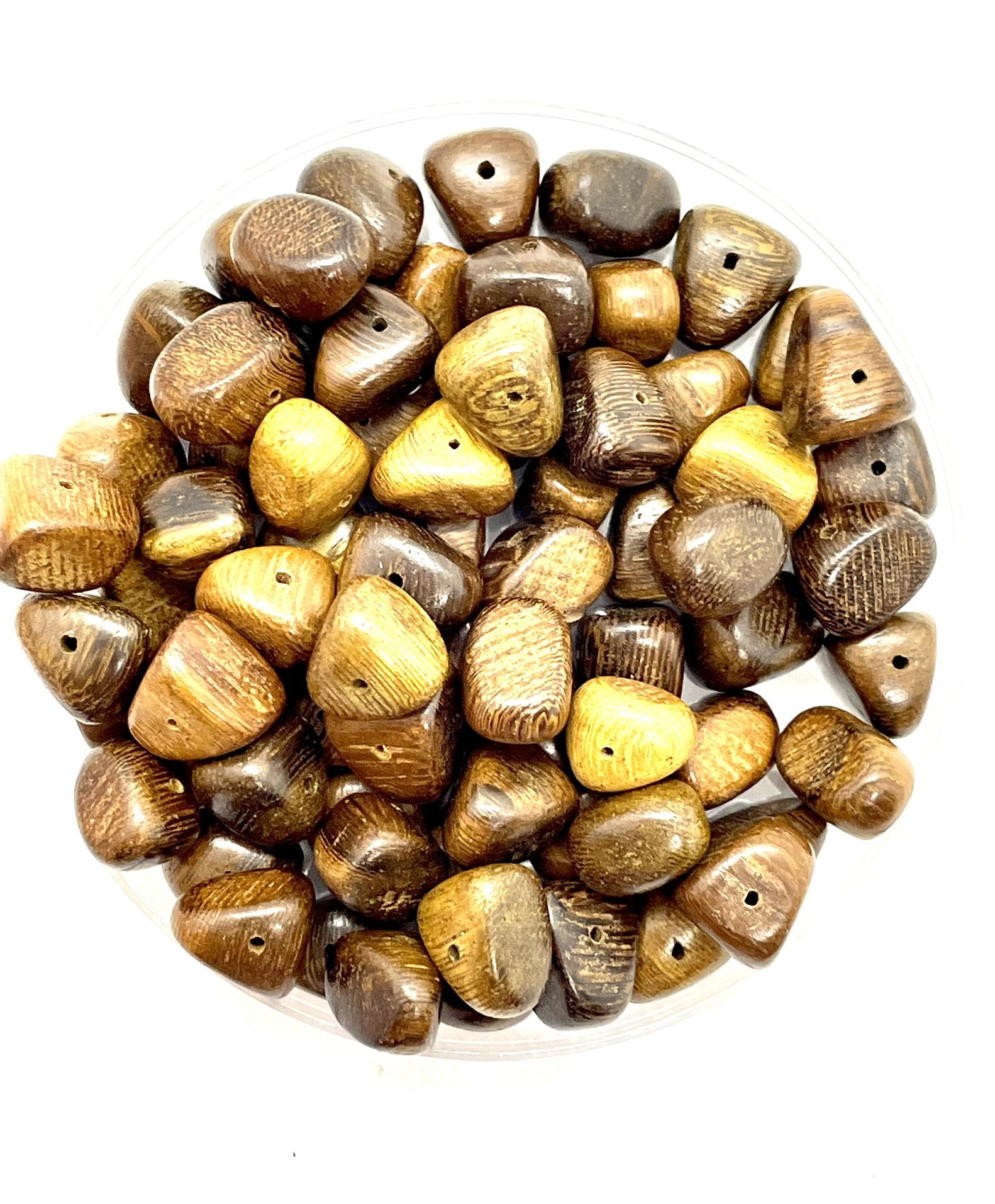 Lot Of 70 Wooden Beads