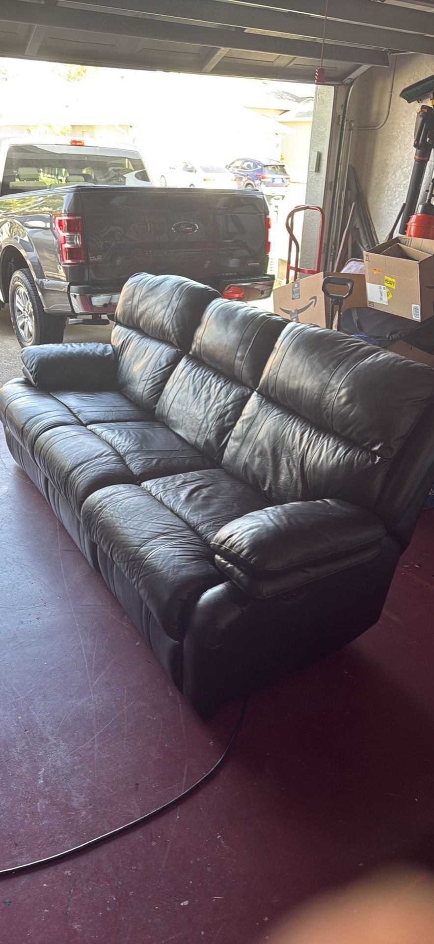 Electric Leather Sofa And Chair