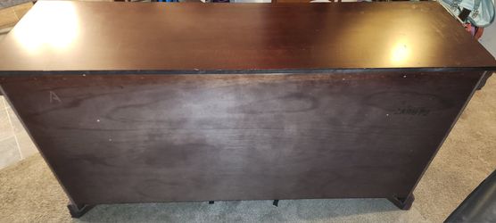 Dresser with mirror
