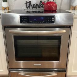 KitchenAid 30" Slide-In Electric Range