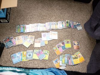 lot of Pokemon cards