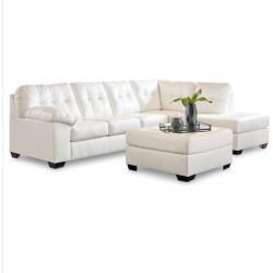 White Leather Couch
