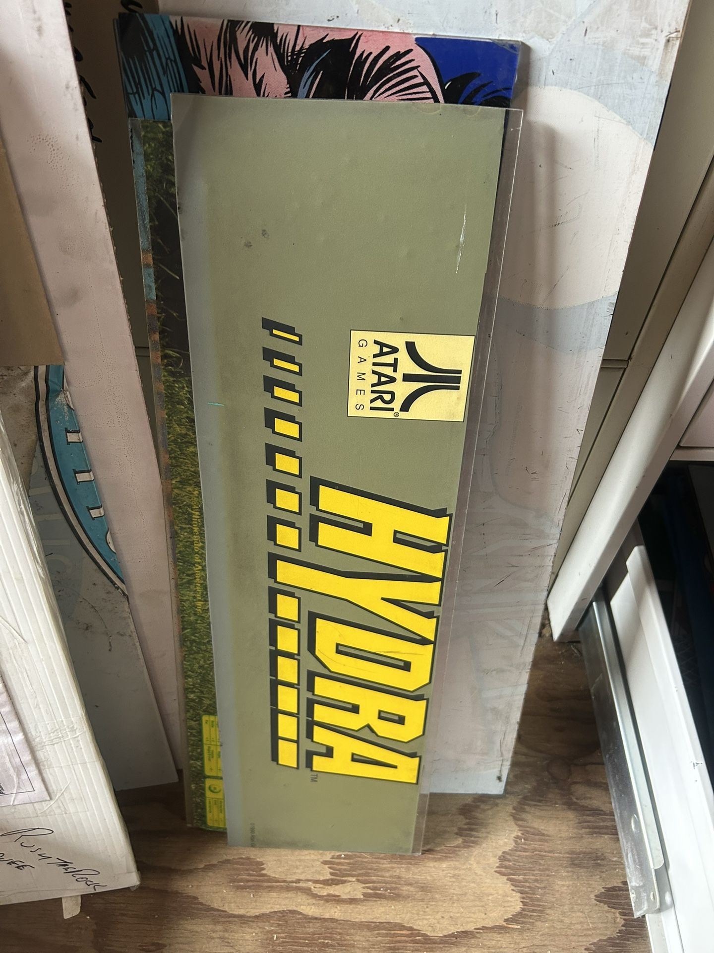 Atari Hydra Arcade Video game Marquee