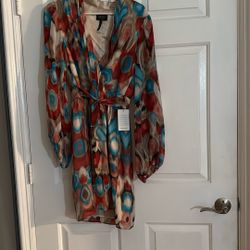 New Beautiful Print Spring/ Summer Dress Size 10