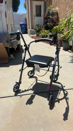 Drive Medical Four Wheel Rollator Walker
