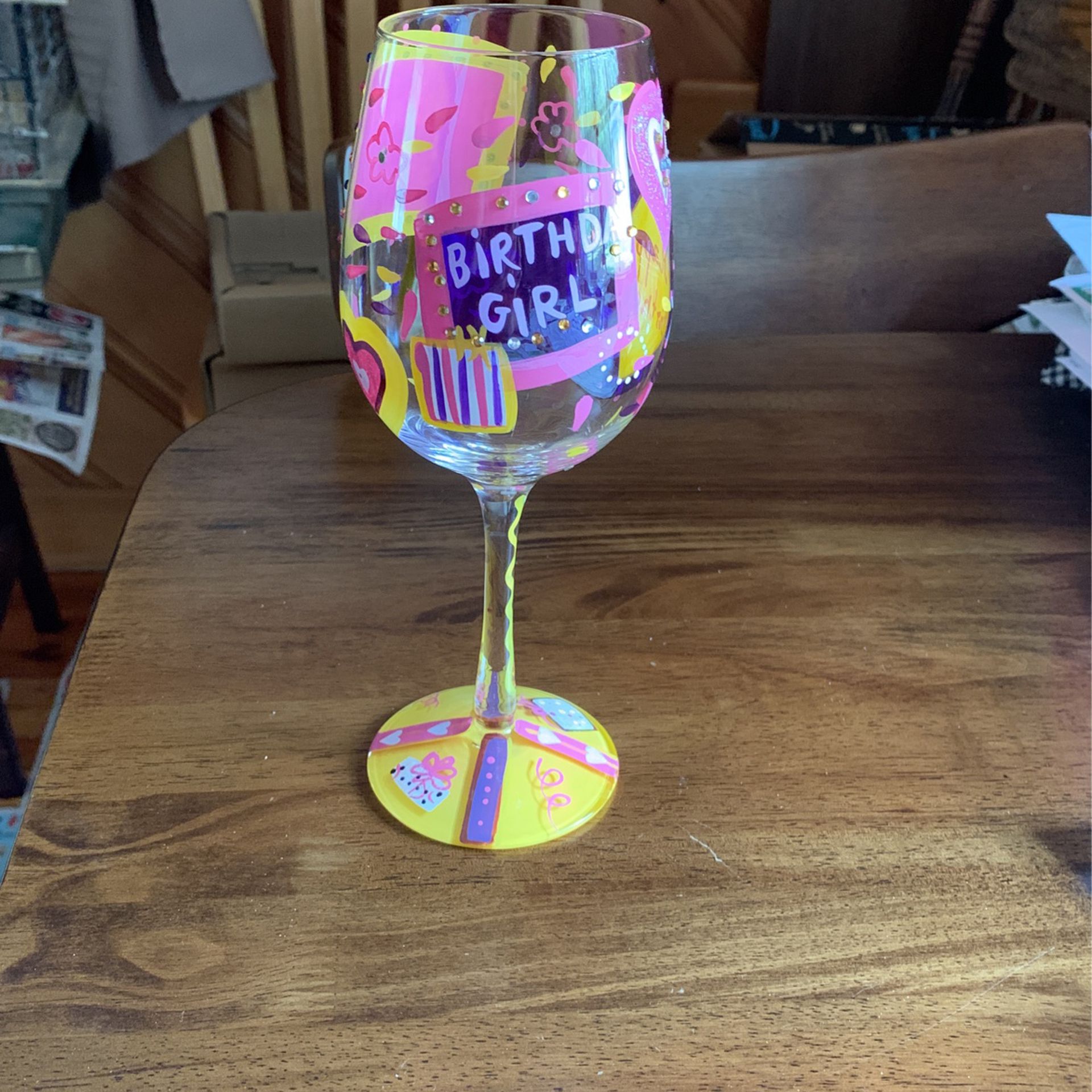 Lolita Birthday Girl Wine Glass 