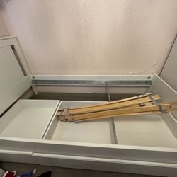 Twin Storage Bed IKEA And Night Stand 