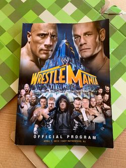 WrestleMania Official program. April 7 2013