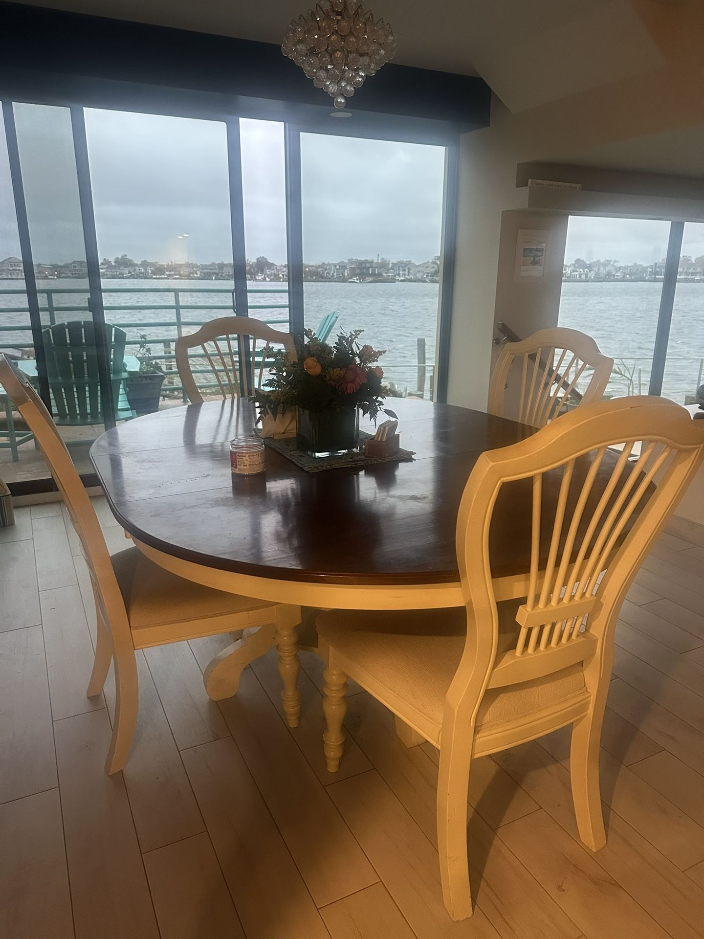 Dining Room Table And 8 Chairs