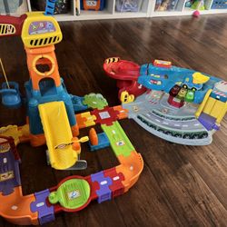 vtech toot toot drives garage