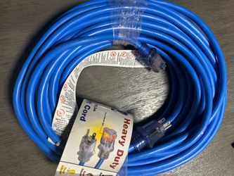 Heavy duty extension cord - blue