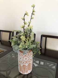 Flower plant outdoor decor vase