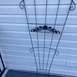 Metal Garden Trellis, 5ft Tall